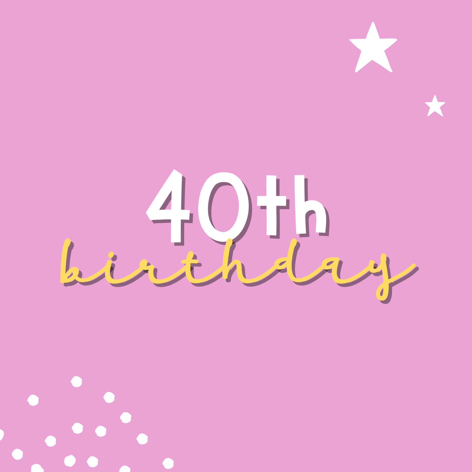 40th birthday cake toppers