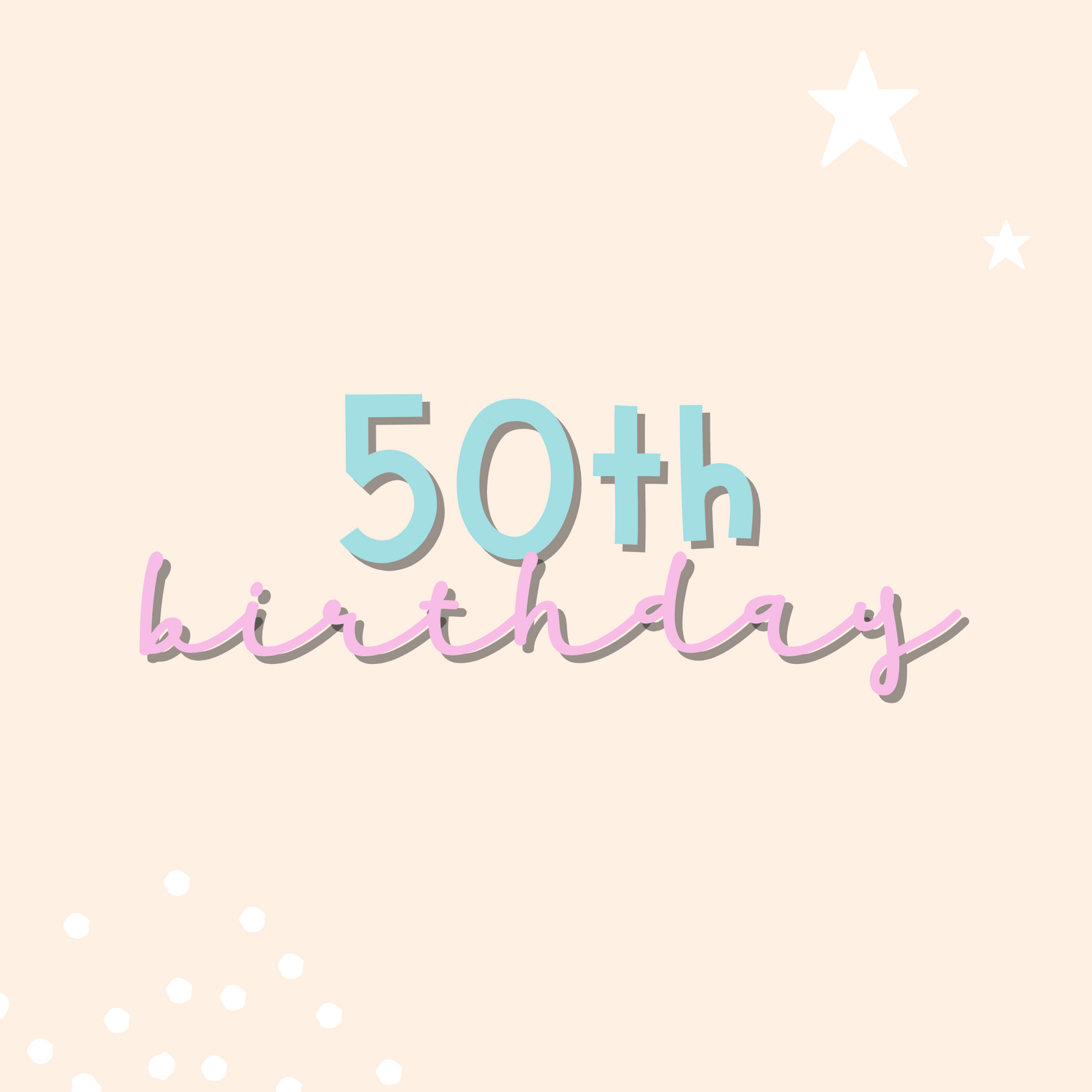50th birthday cake toppers