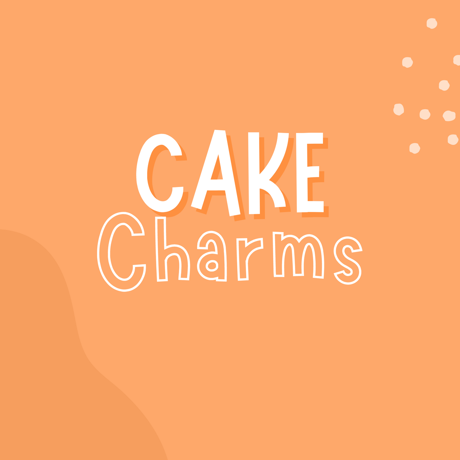 acrylic cake charms
