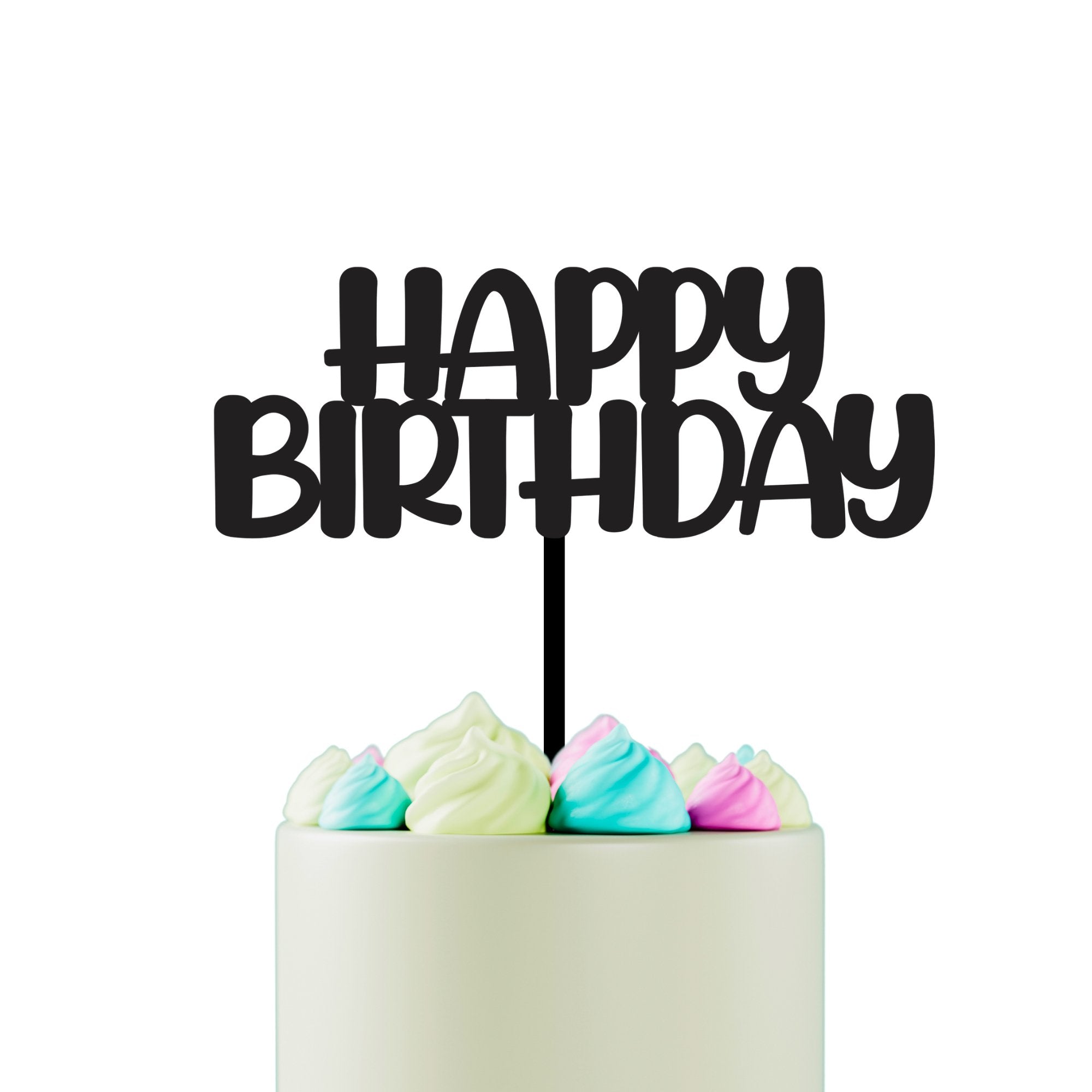 Happy Birthday Cake Topper - Cake Topper Warehouse