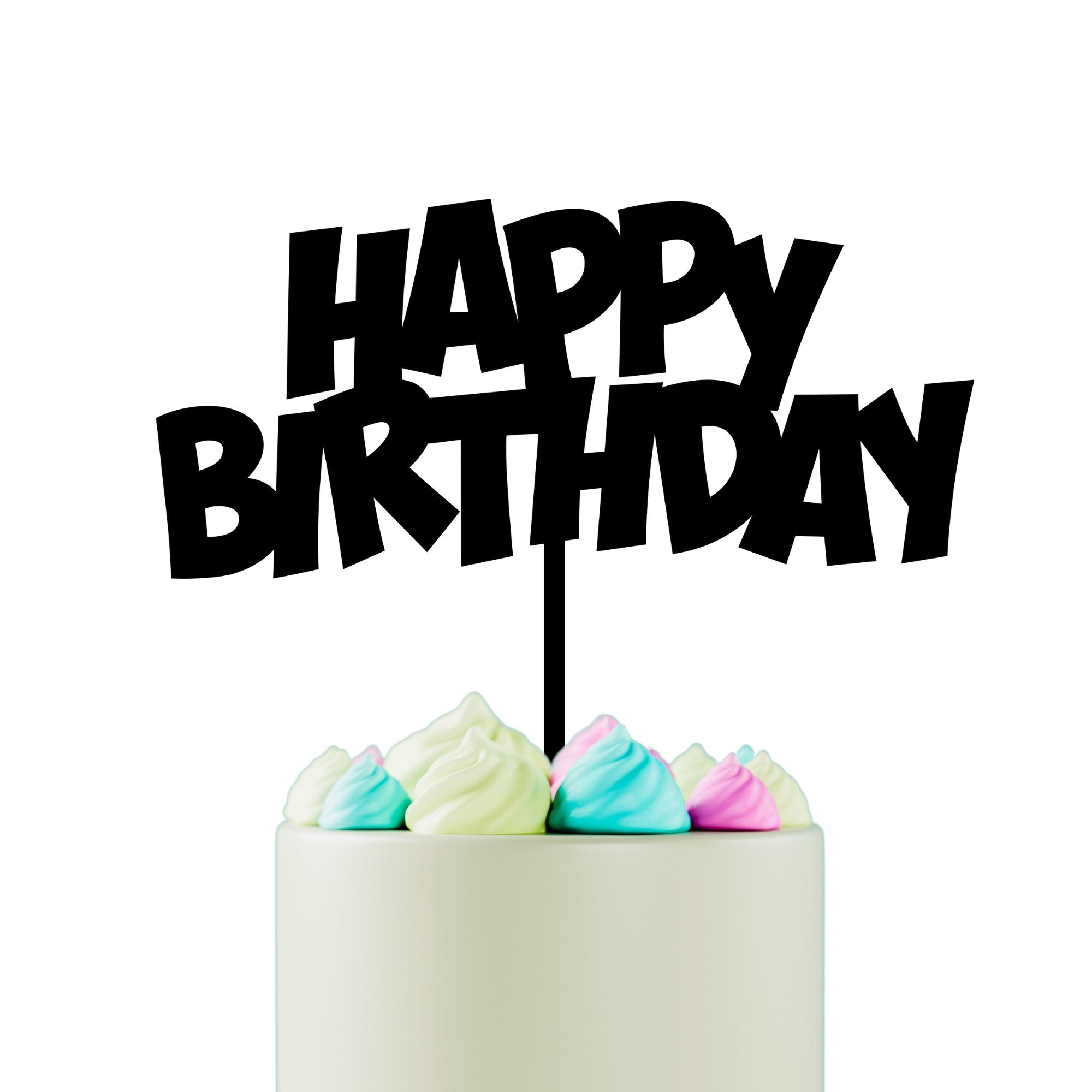 Happy Birthday Cake Topper - Cake Topper Warehouse