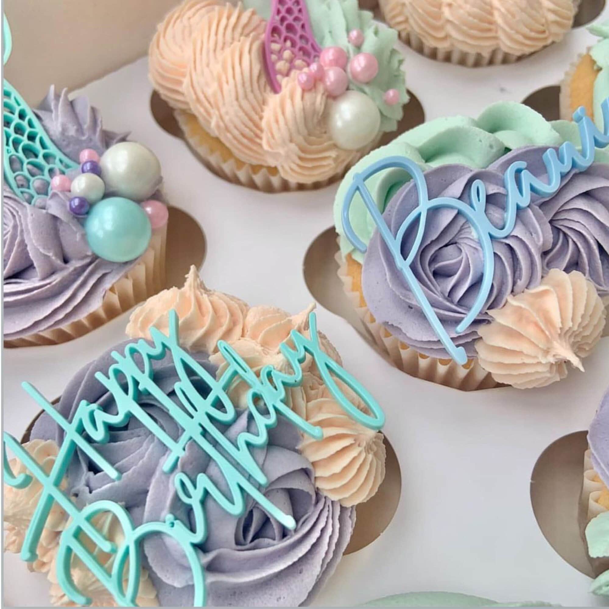 Happy Birthday Mini Cake Charm Topper - Cake Topper Warehouse