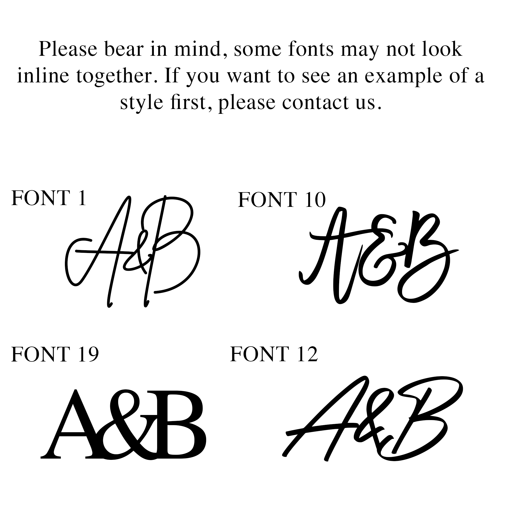 Initials Wedding Single Layer Acrylic Cake Topper - Cake Topper Warehouse