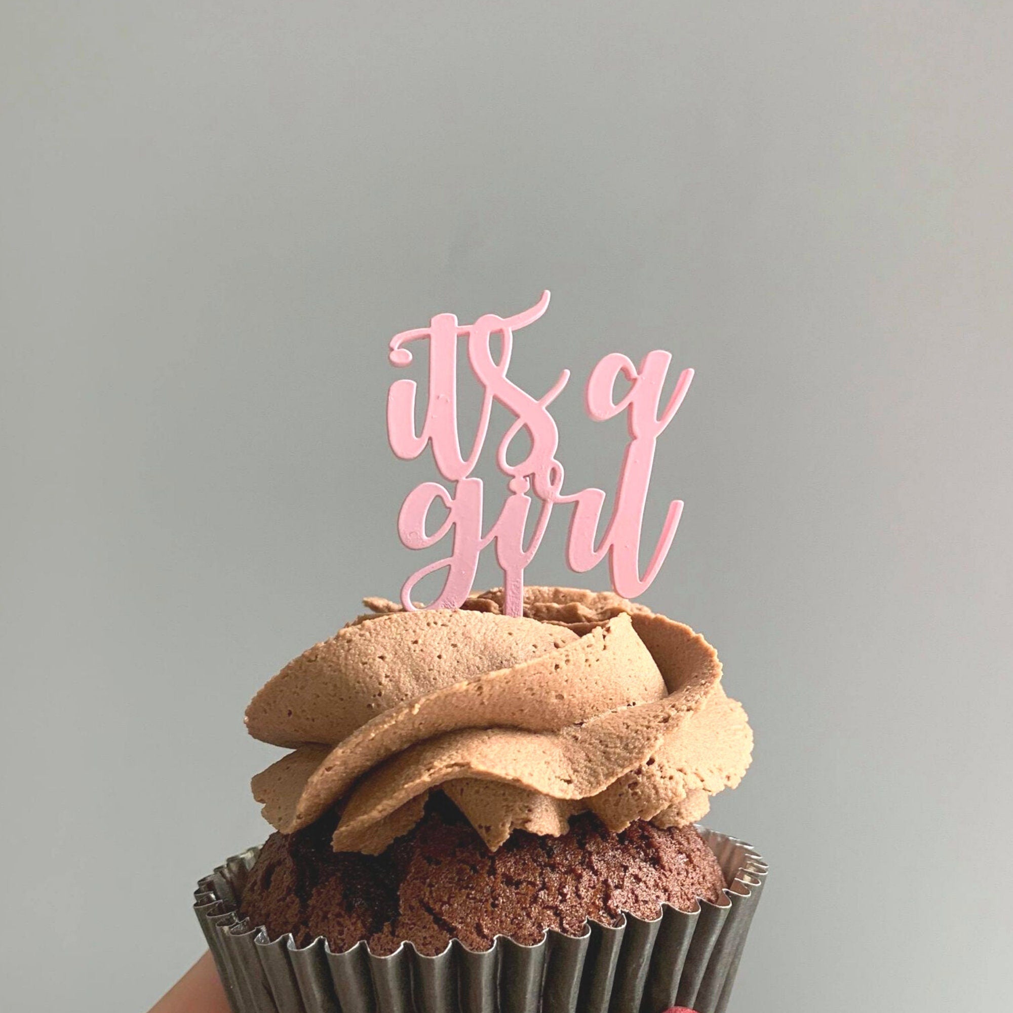 Its A Girl Its A Boy Mini Cupcake Toppers - Cake Topper Warehouse