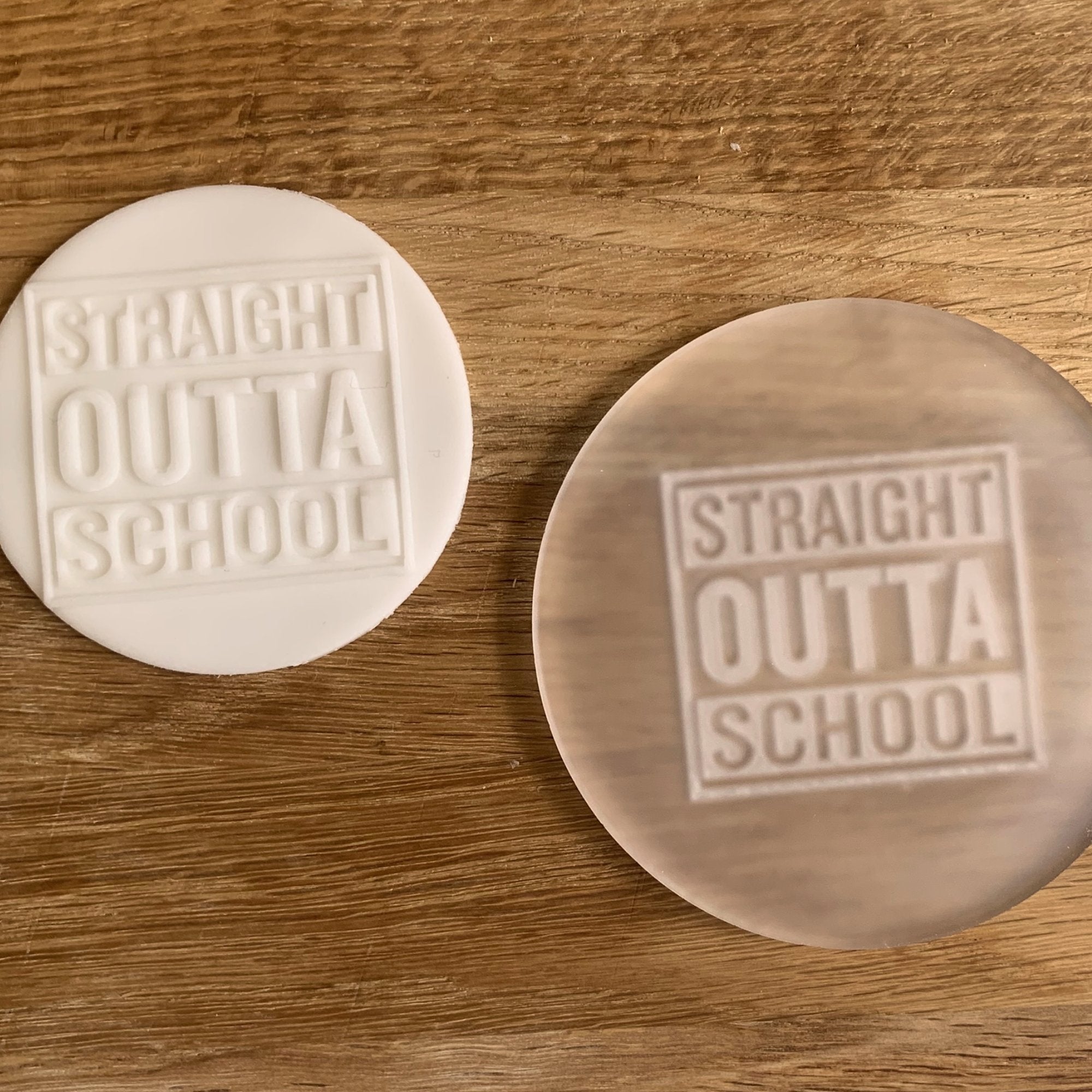 Personalised Straight Outta Embosser - Cake Topper Warehouse