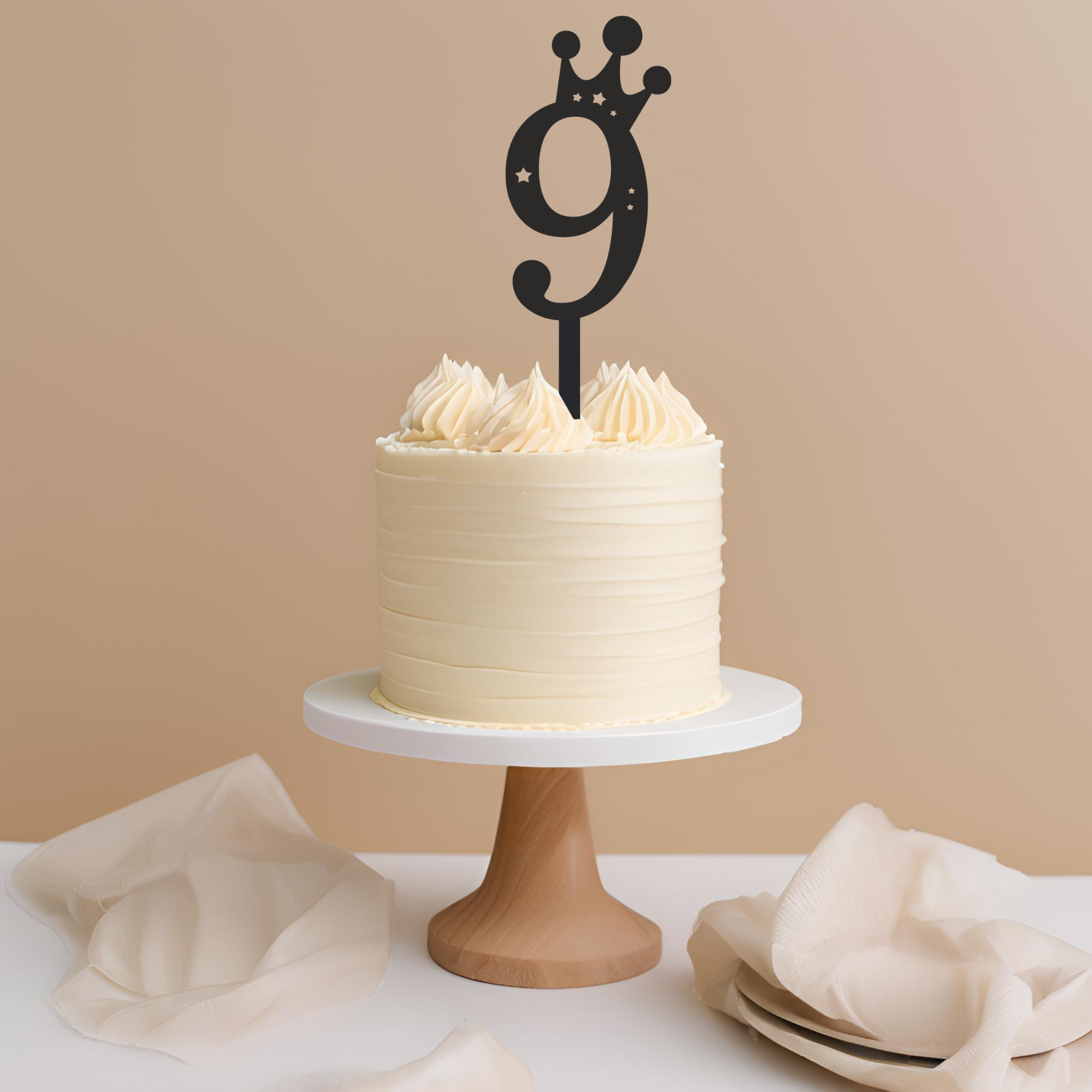 Age Crown Cake Topper