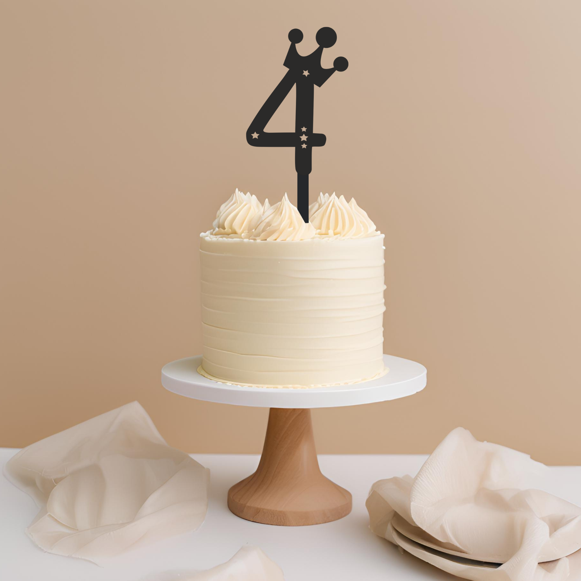 Age Crown Cake Topper