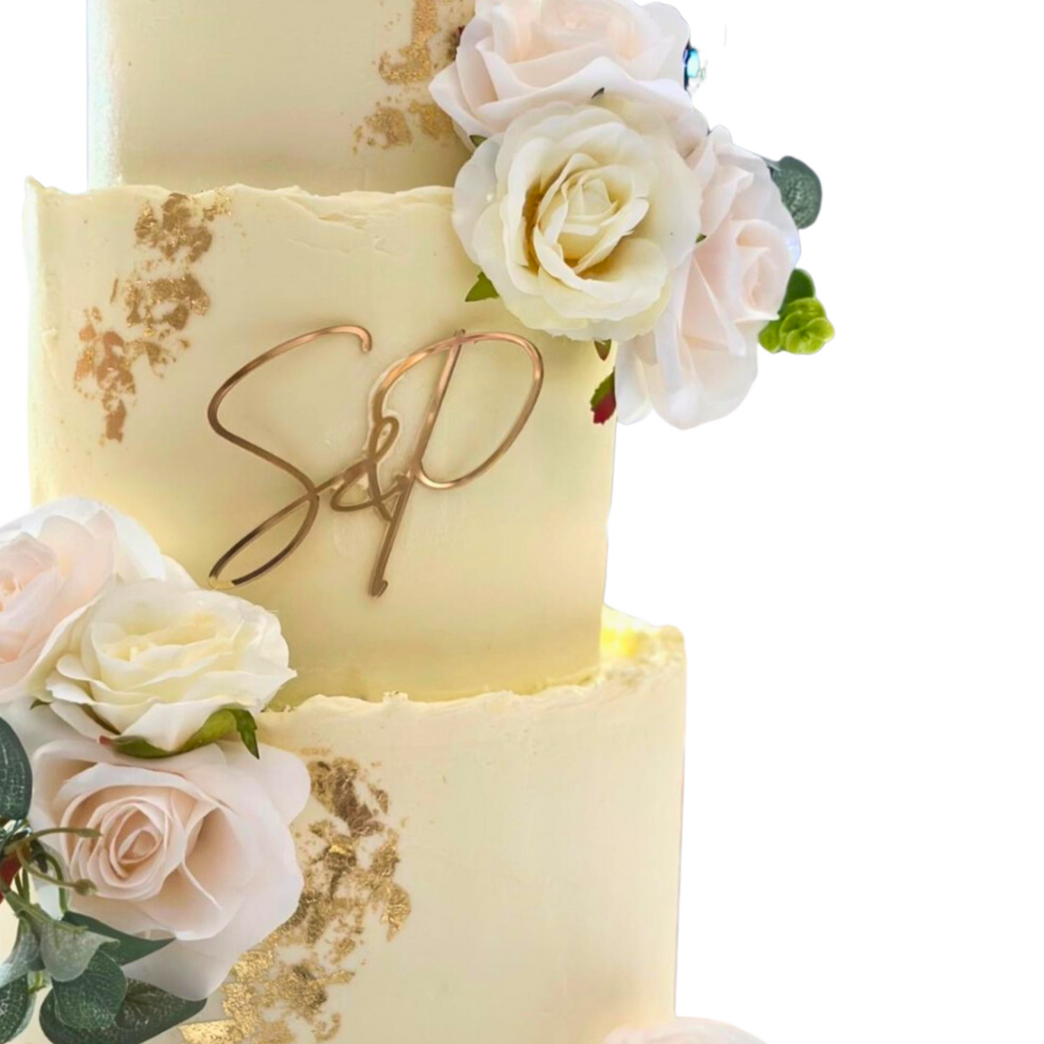 Initials Wedding Cake Charm