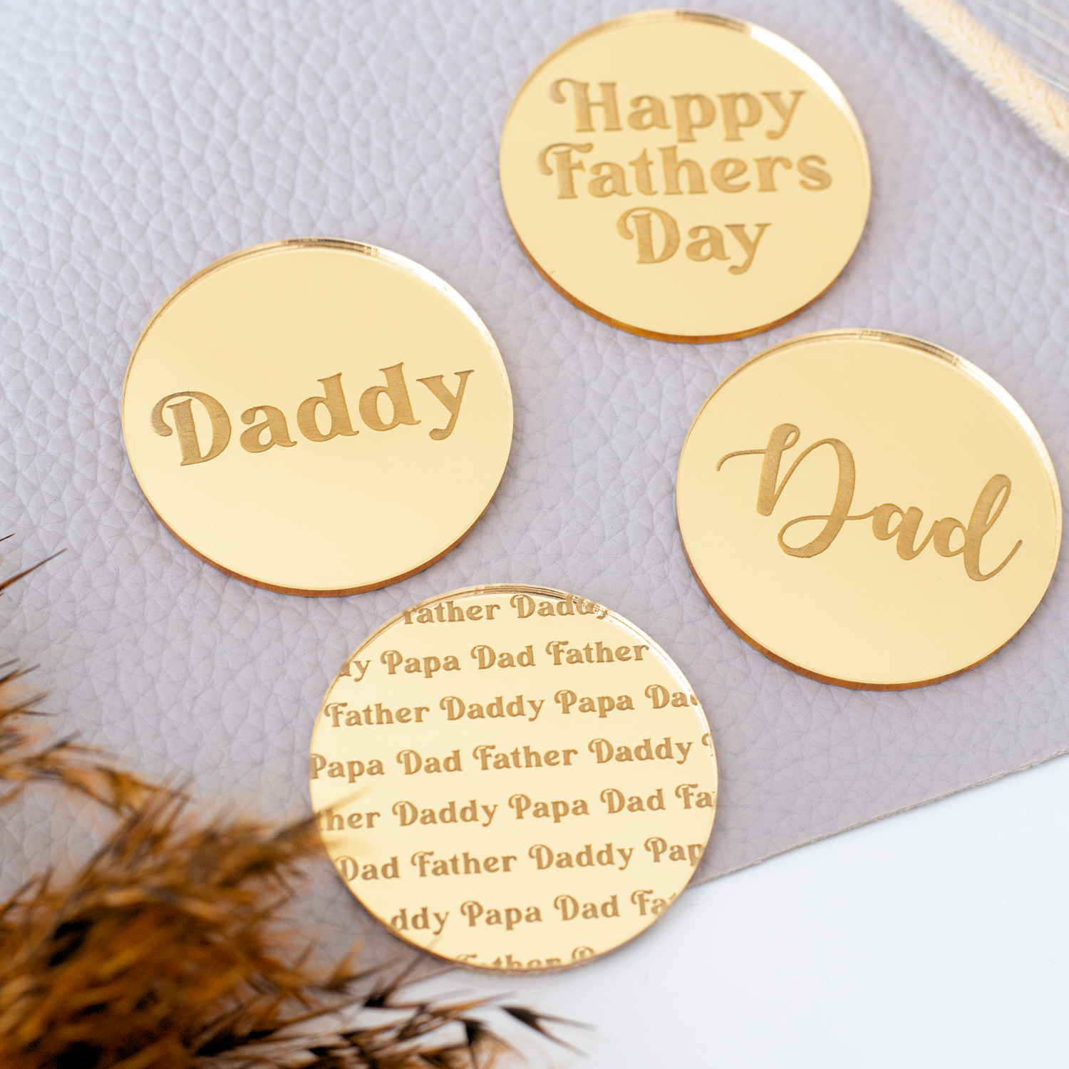 Fathers Day Quotes Cupcake Disc