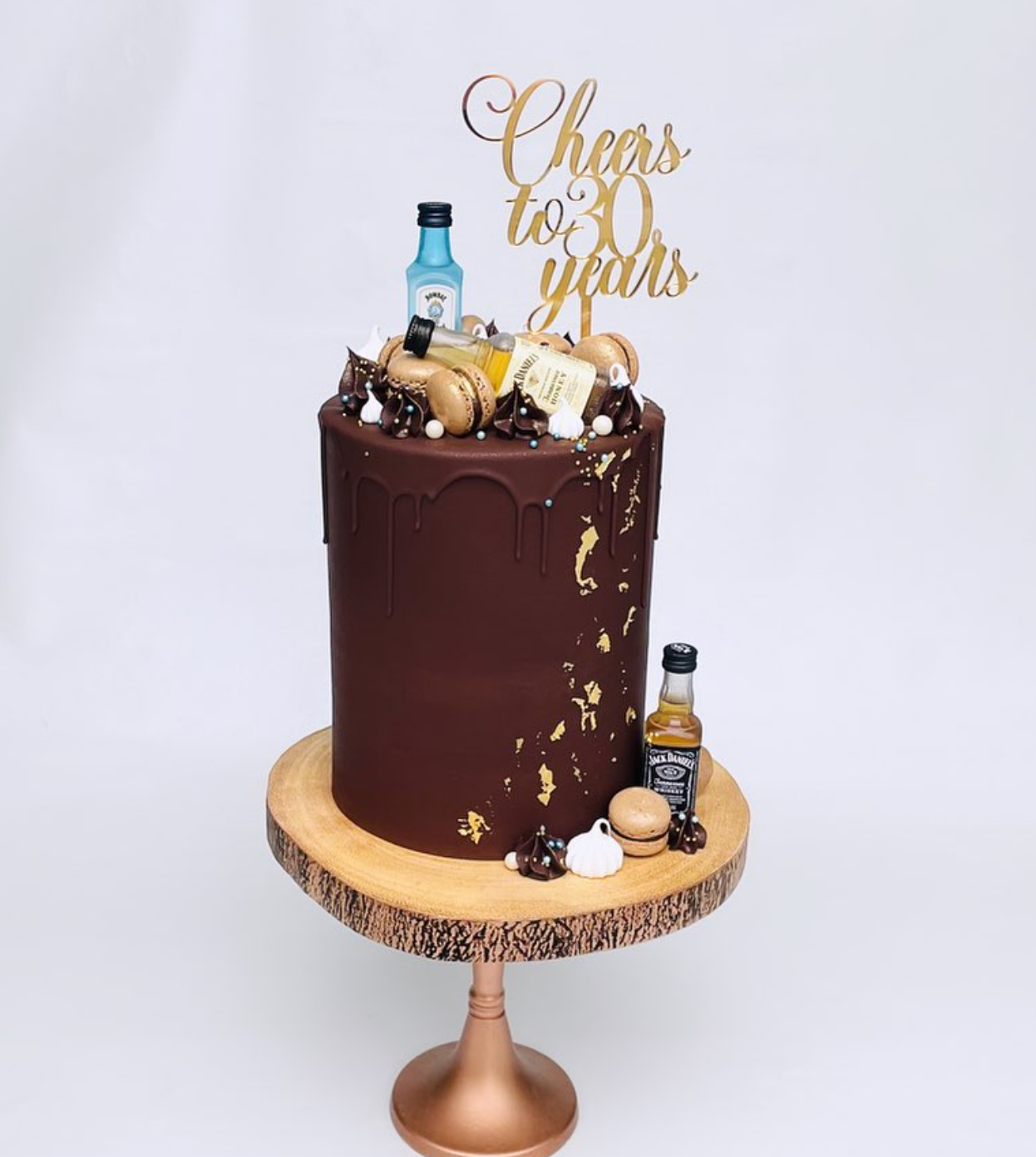 CHEERS TO 30 YEARS CAKE TOPPER