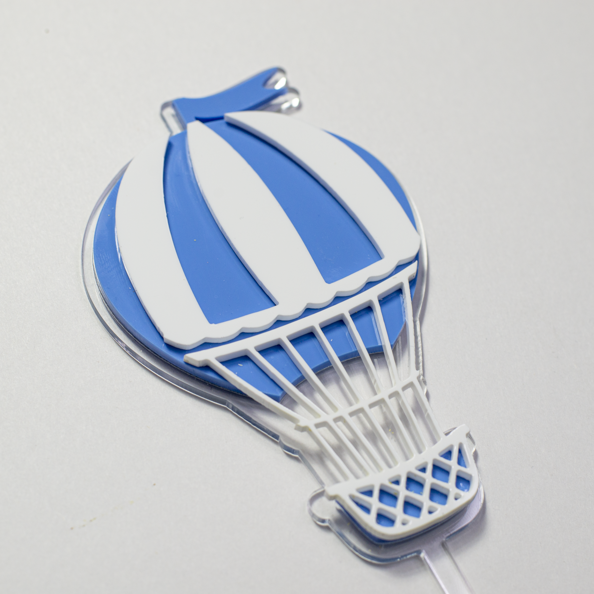 Hot Air Balloon Cake Topper and Mini Balloon Charms