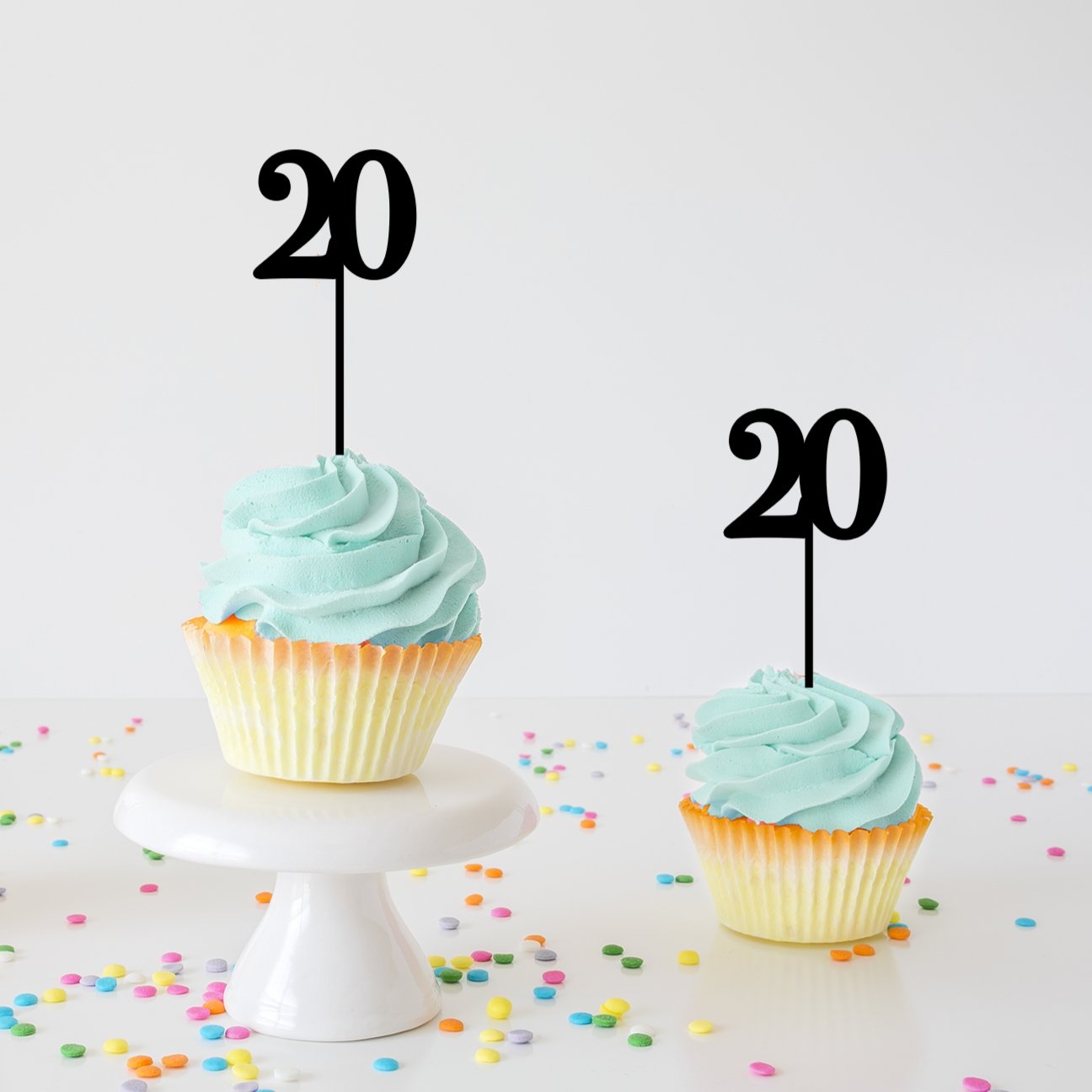 Birthday Number Cupcake Toppers - Cake Topper Warehouse