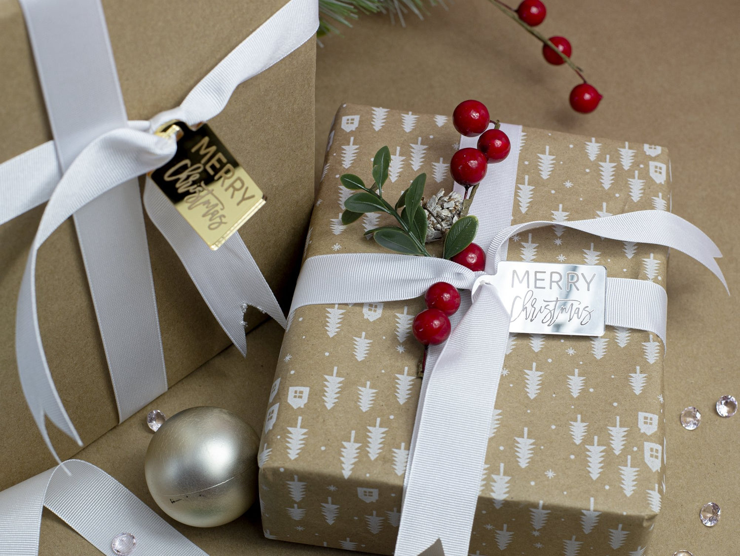 Christmas Gift Tag - Design 1 - Cake Topper Warehouse
