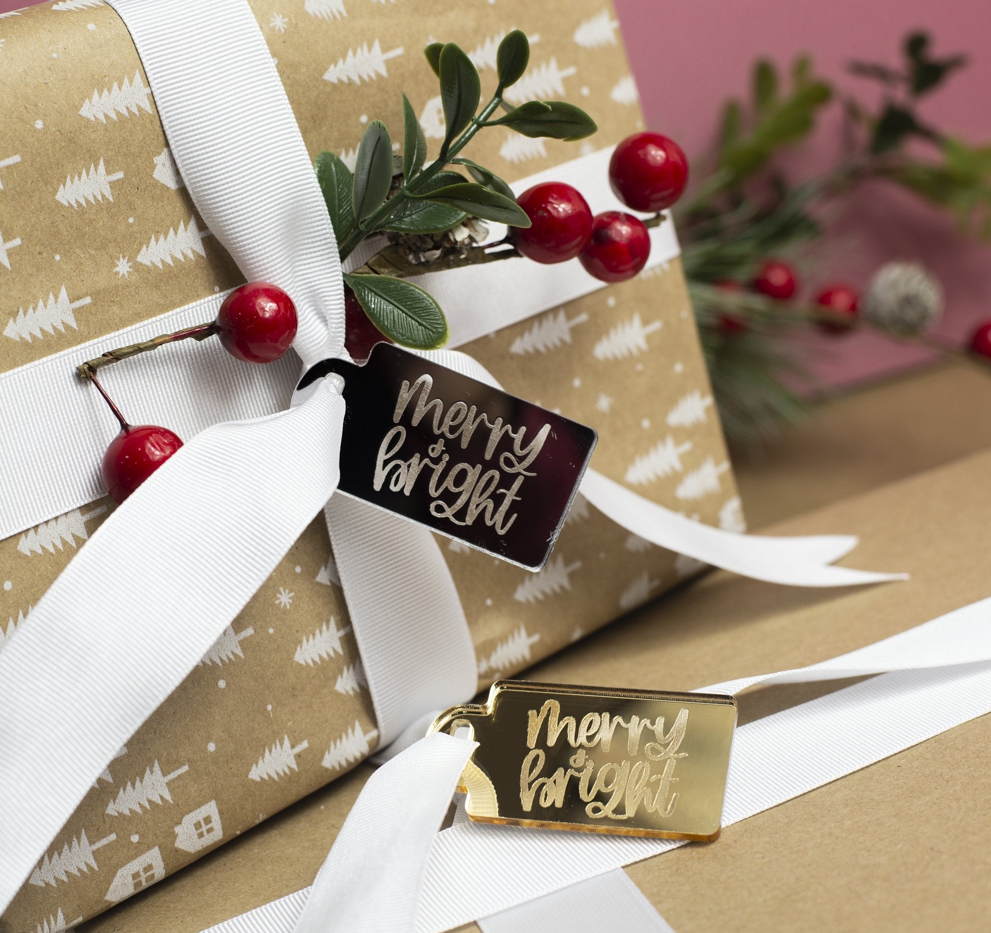Christmas Gift Tag - Design 2 - Cake Topper Warehouse