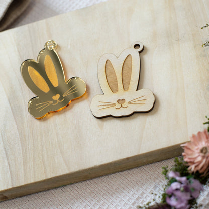 Easter Bunny Head Tags - Cake Topper Warehouse