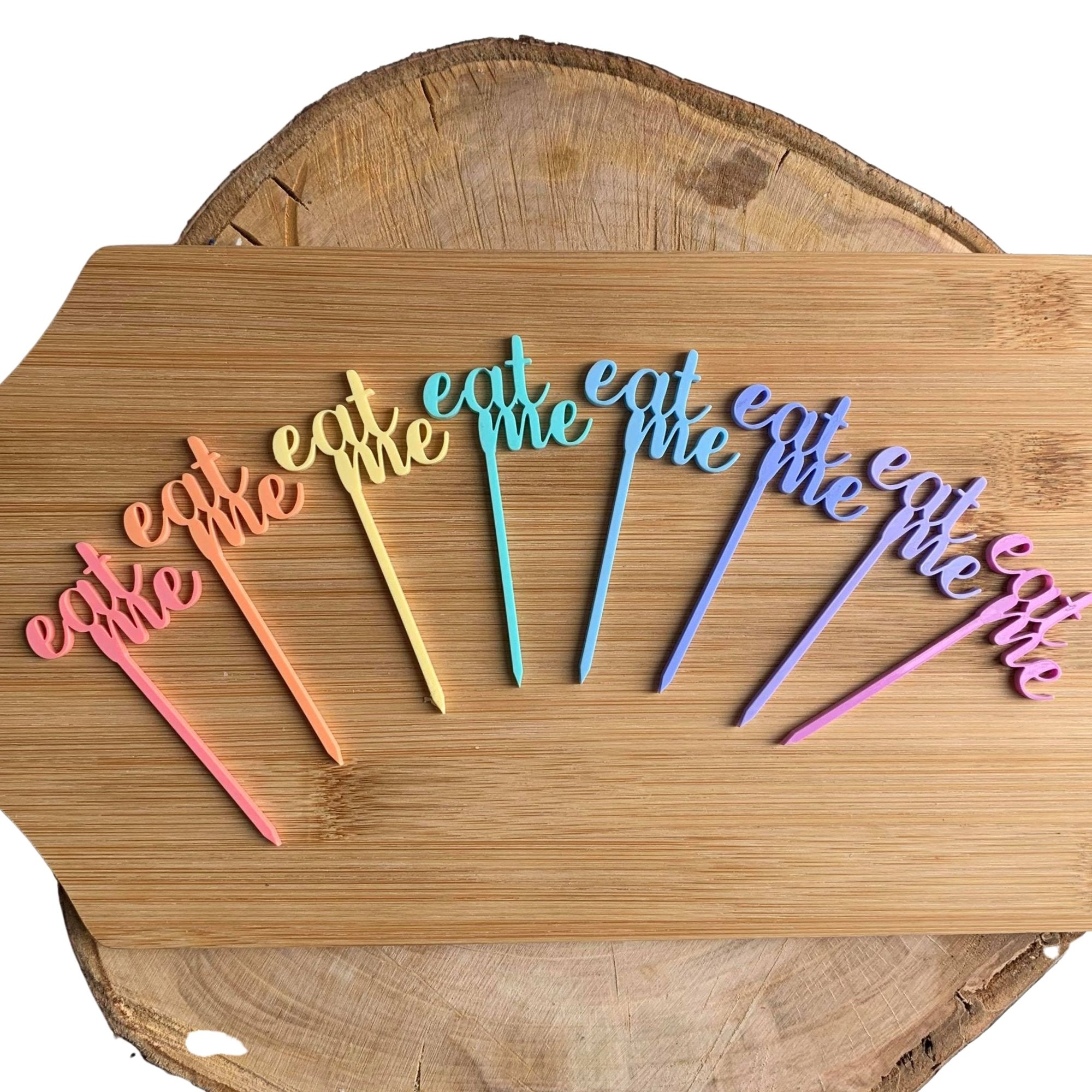 Eat Me Cupcake Toppers - Cake Topper Warehouse