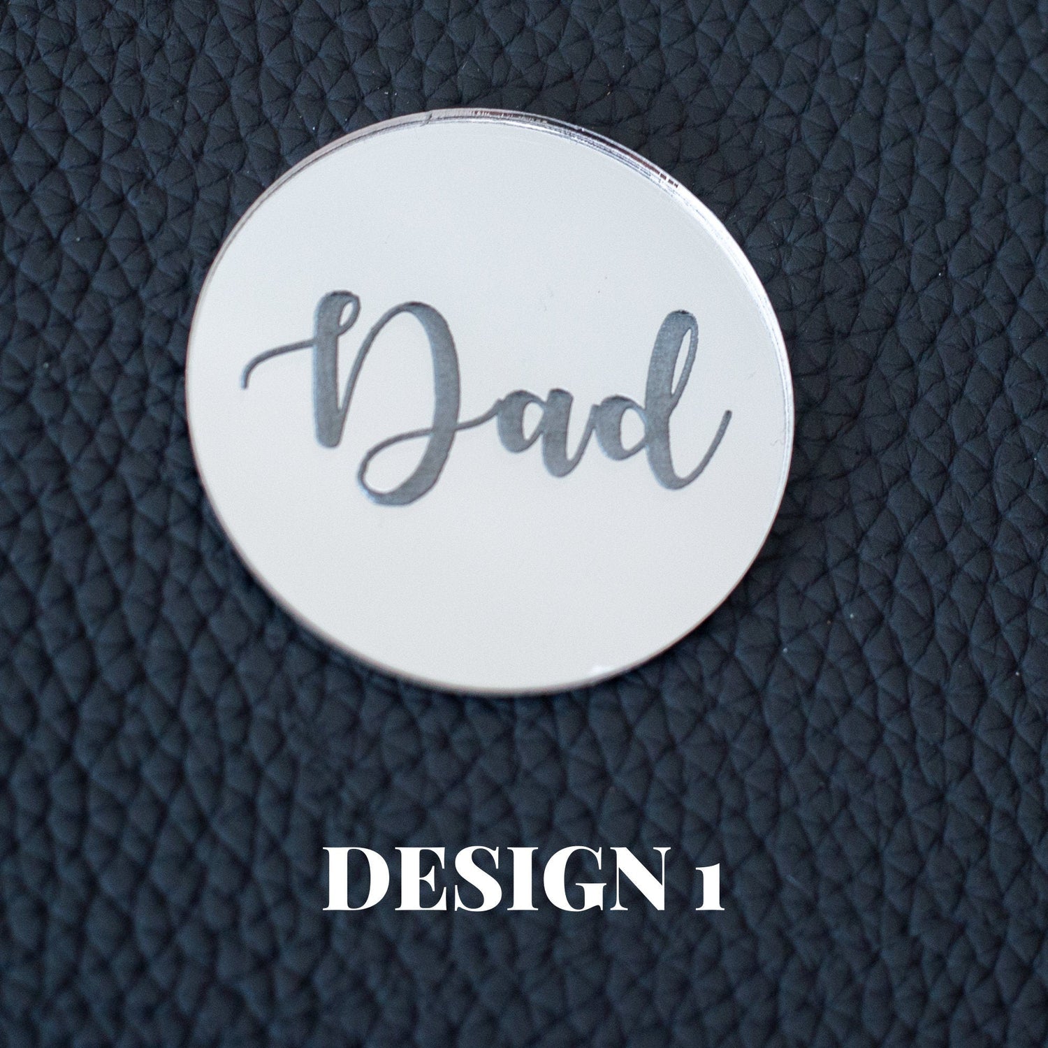Fathers Day Engraved Disc/Tags - Cake Topper Warehouse