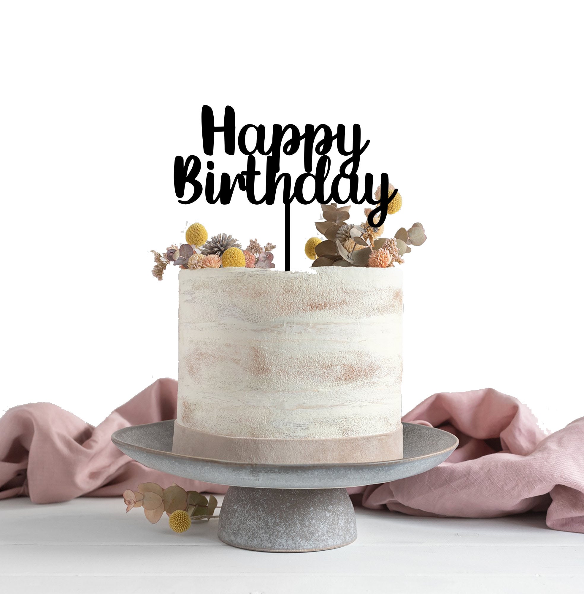 Happy Birthday Cake Topper – Cake Topper Warehouse