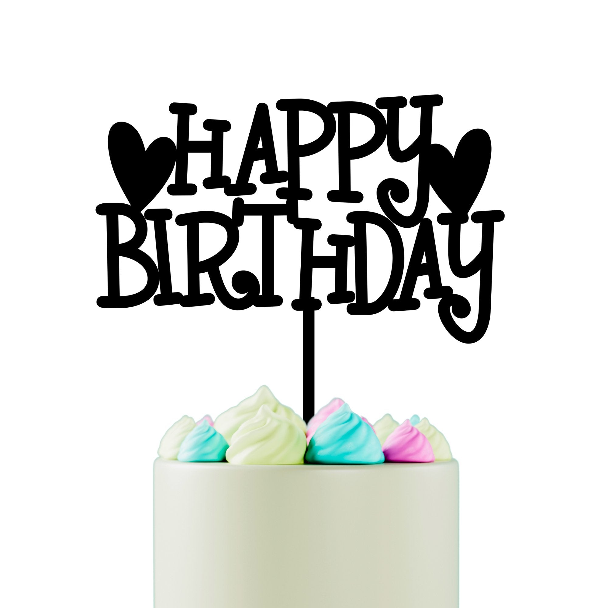 Happy Birthday Cake Topper - Cake Topper Warehouse