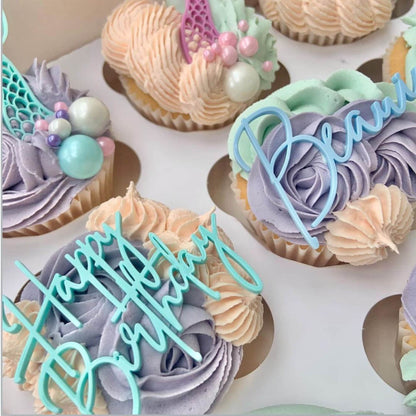 Happy Birthday Mini Cake Charm Topper - Cake Topper Warehouse