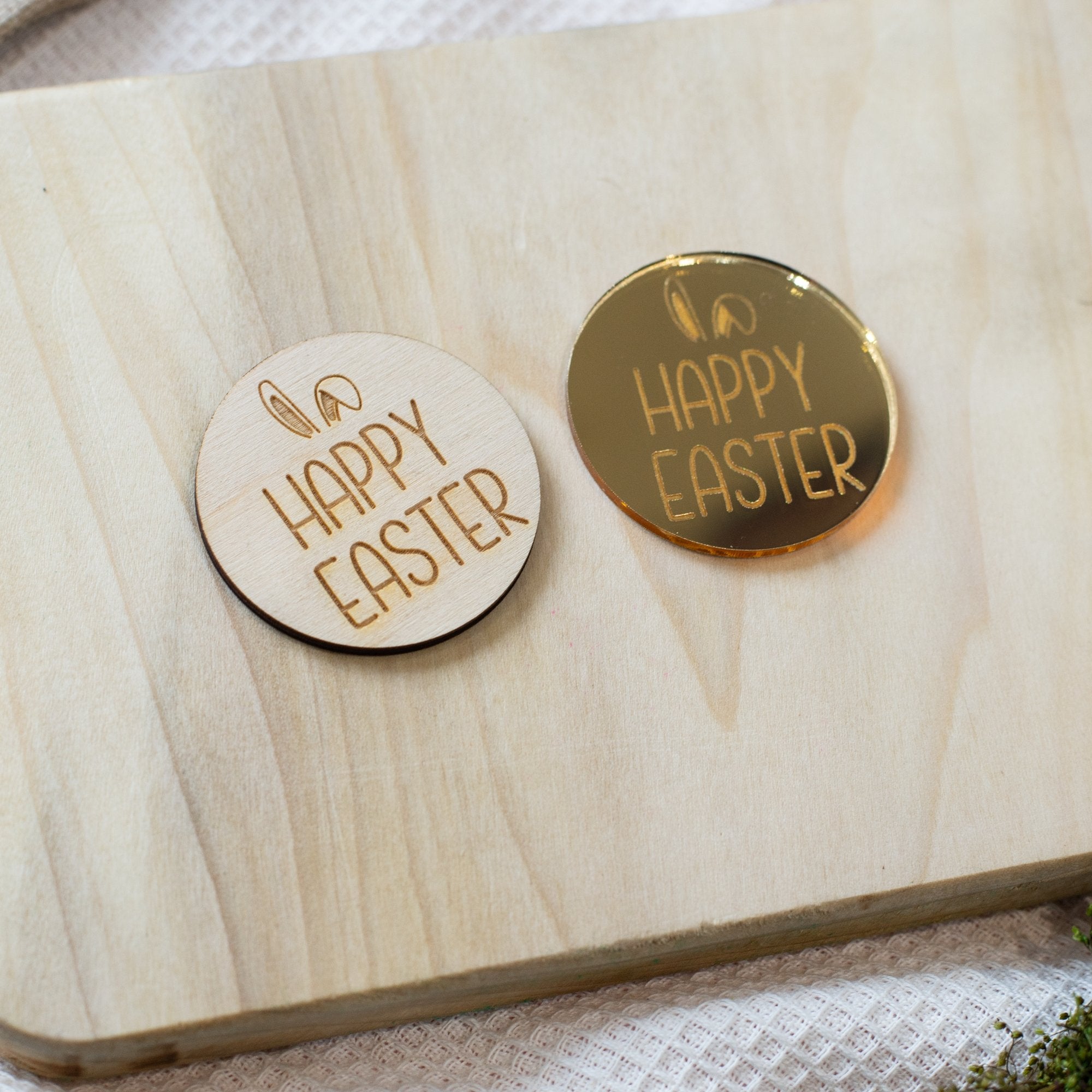 Happy Easter Cake Discs - Cake Topper Warehouse