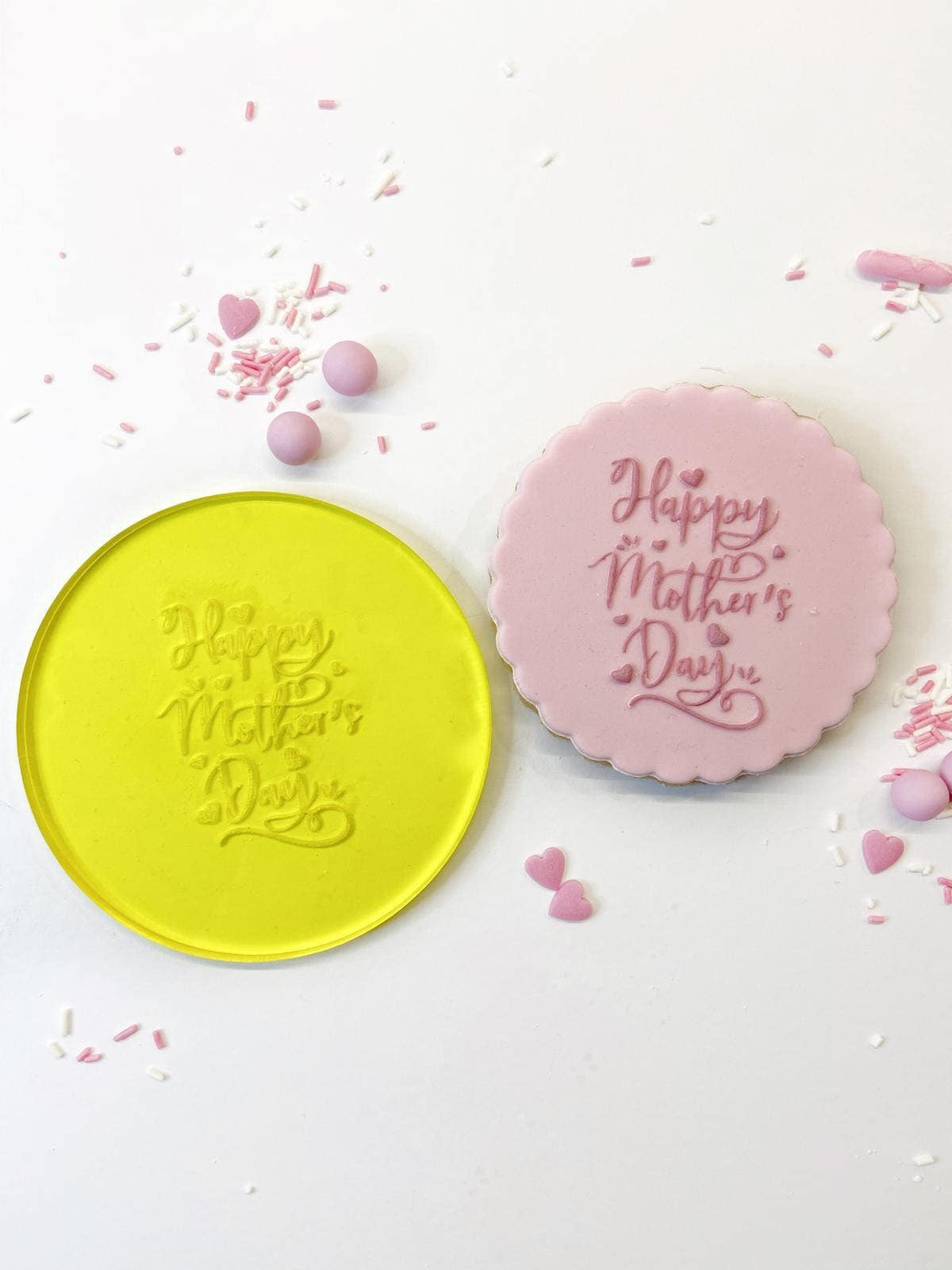Happy Mothers Day Design Fondant Embosser - Cake Topper Warehouse