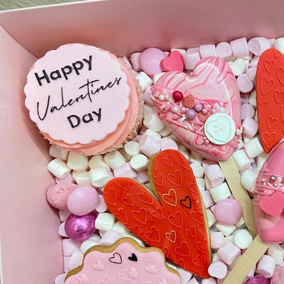 Happy Valentines Day Fondant Embosser - Cake Topper Warehouse