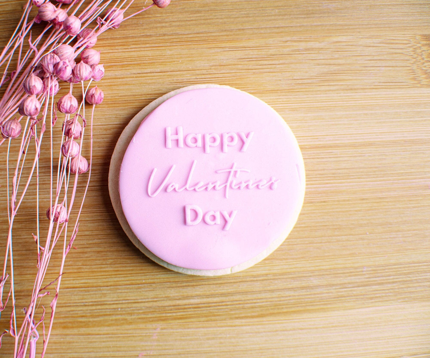Happy Valentines Day Fondant Embosser - Cake Topper Warehouse