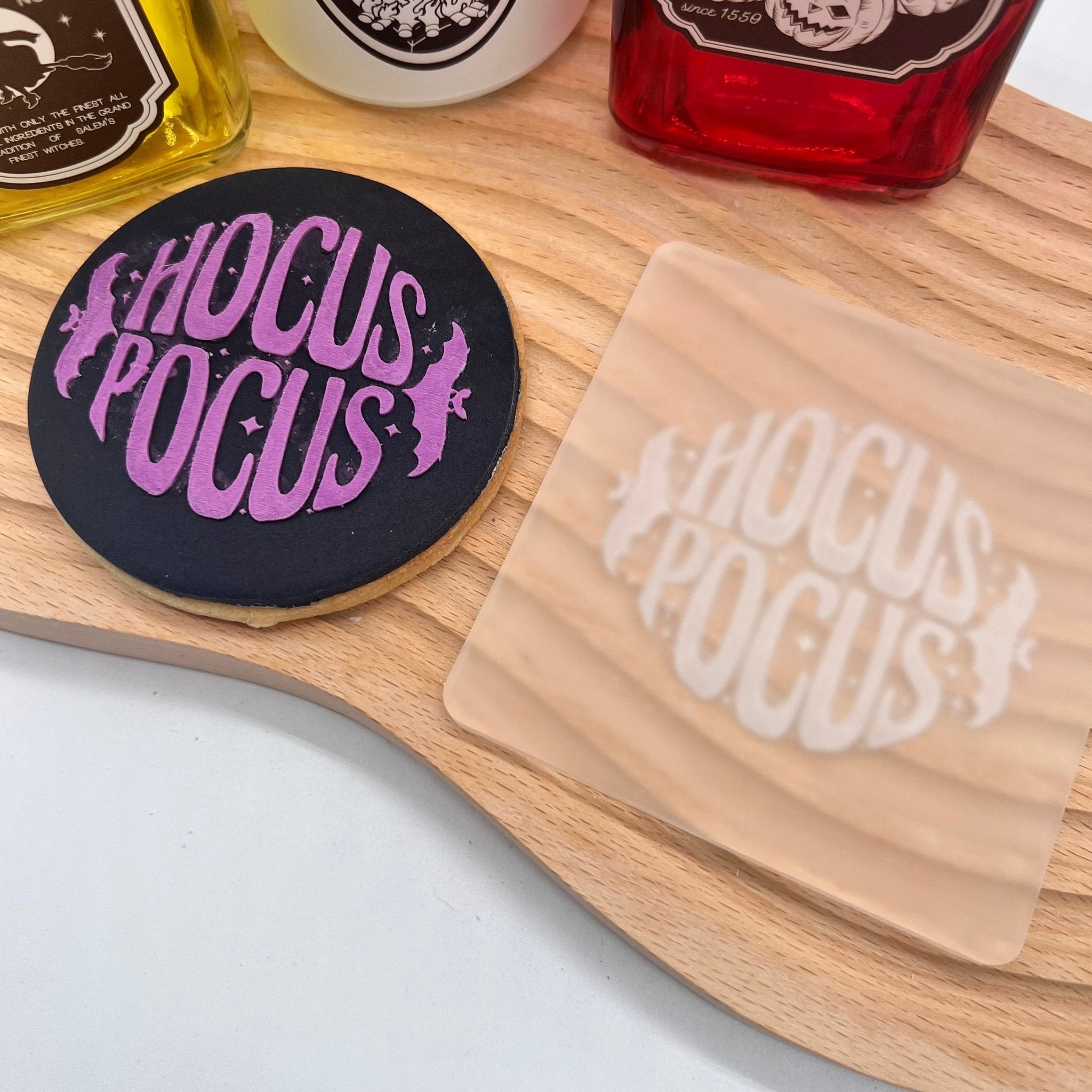 Hocus Pocus Halloween Embosser - Cake Topper Warehouse