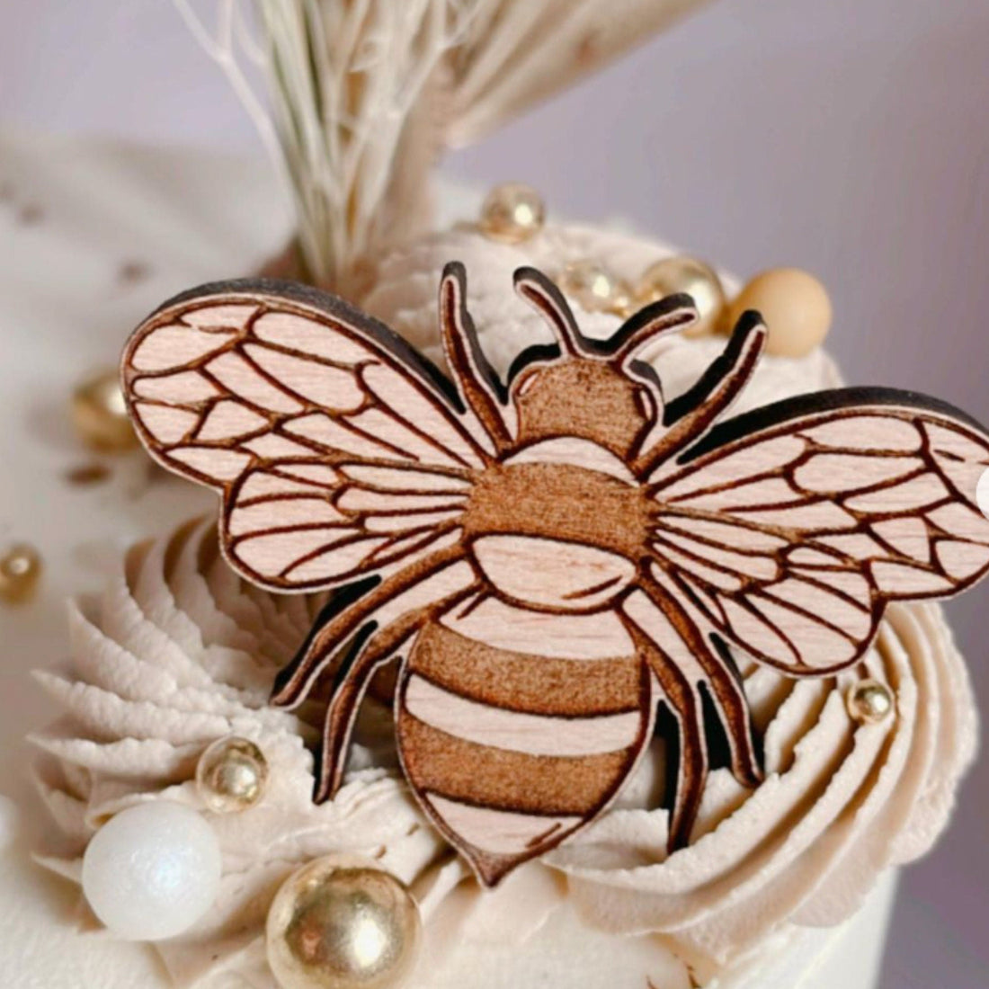 Honey Bee Theme Cake Charm Age Topper and Accessory Pack - Cake Topper Warehouse