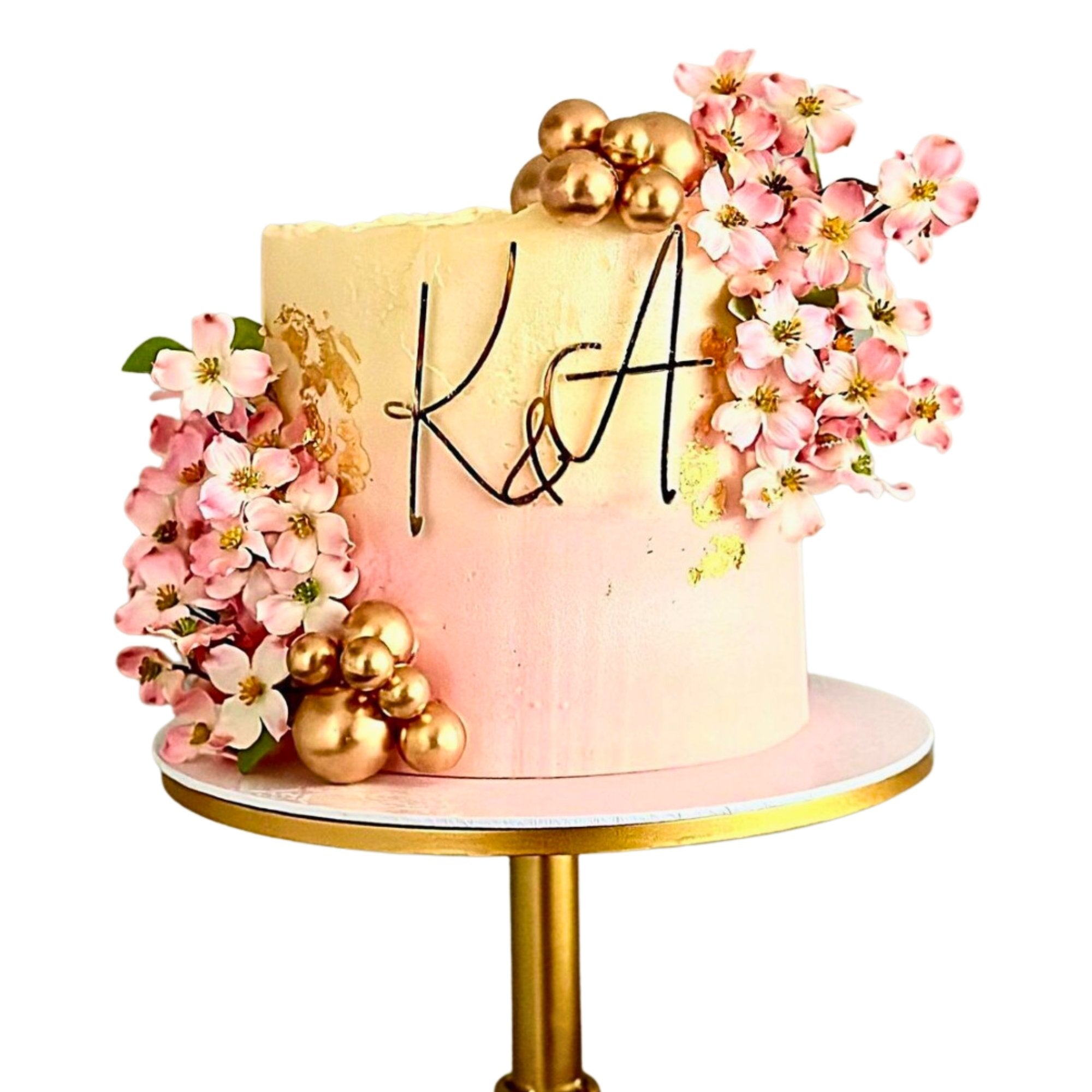 Initials Wedding Cake Charm - Cake Topper Warehouse