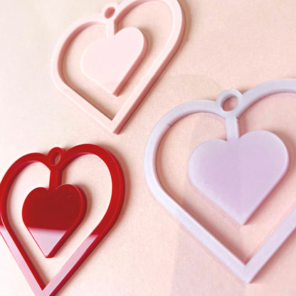 Love Heart Gift Tags - Cake Topper Warehouse