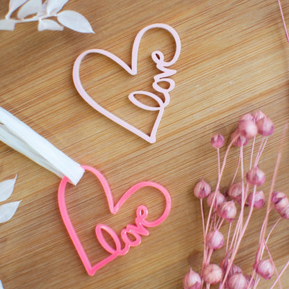 Love Heart Shaped Gift Tags - Cake Topper Warehouse