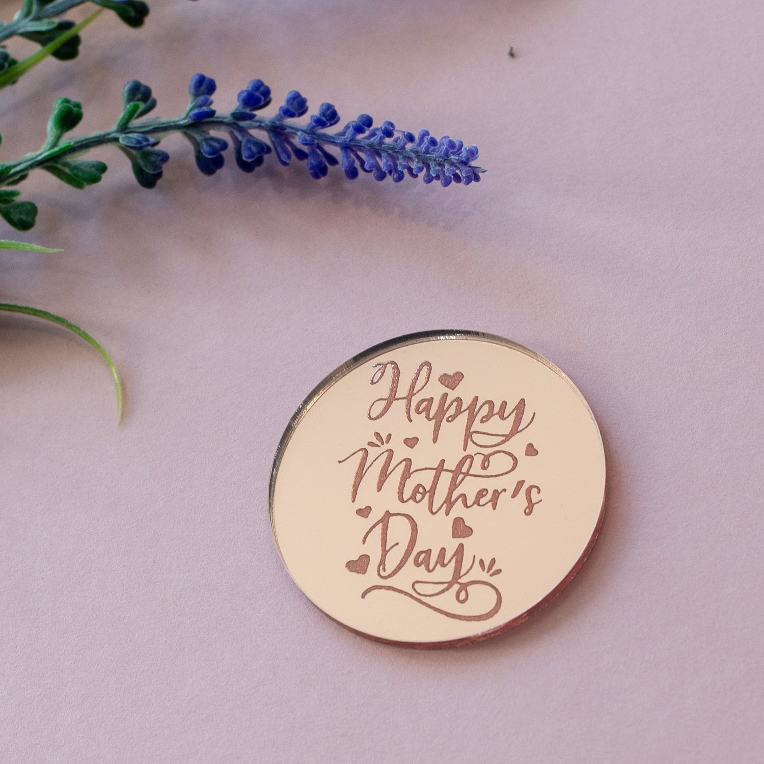 Mothers Day Designed Acrylic Cupcake Discs - Cake Topper Warehouse