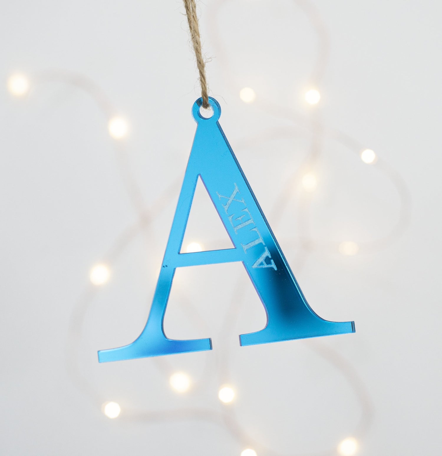 Personalised Initial Bauble - Cake Topper Warehouse