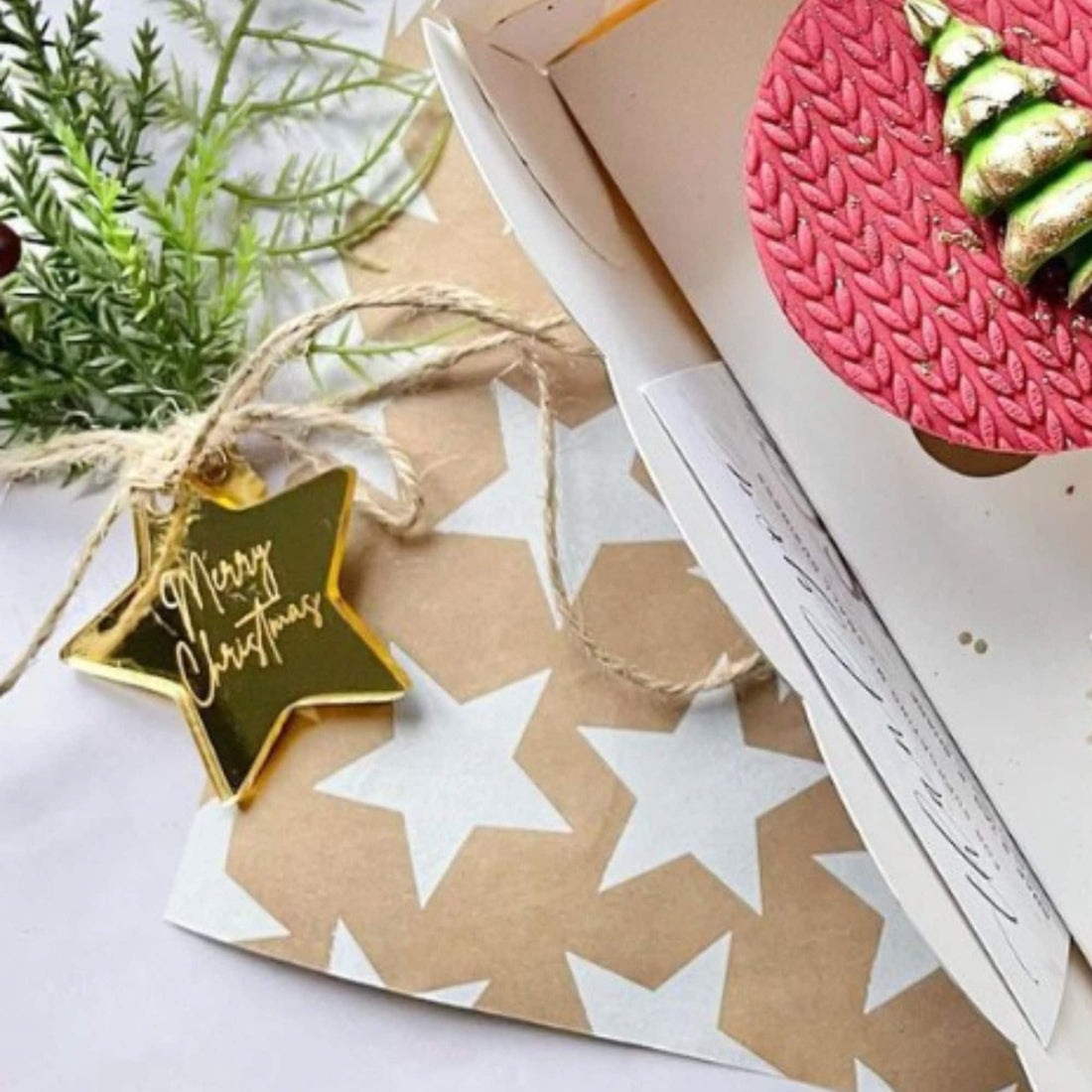 Personalised Star Gift Tag - Cake Topper Warehouse