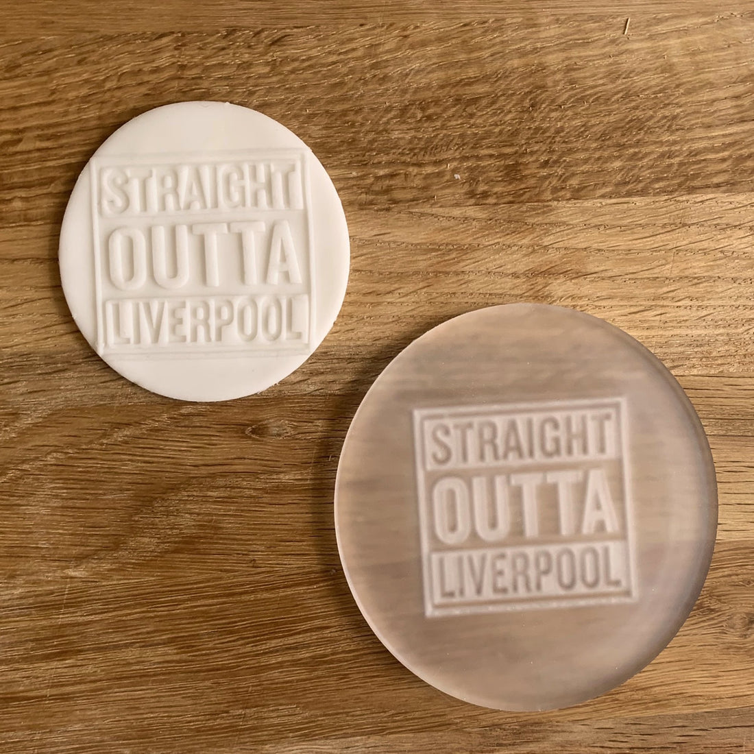 Personalised Straight Outta Embosser - Cake Topper Warehouse
