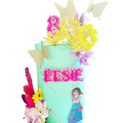 Princess Themed Font Acrylic Cake Topper - Cake Topper Warehouse