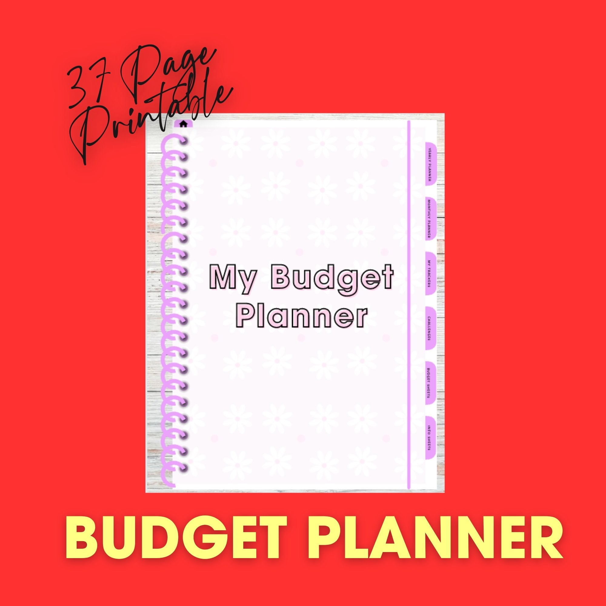 Printable Budget Planner - Cake Topper Warehouse