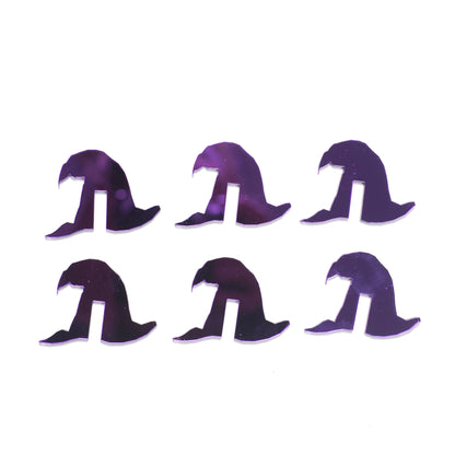Purple Witches Hat Drinks Charms - Cake Topper Warehouse