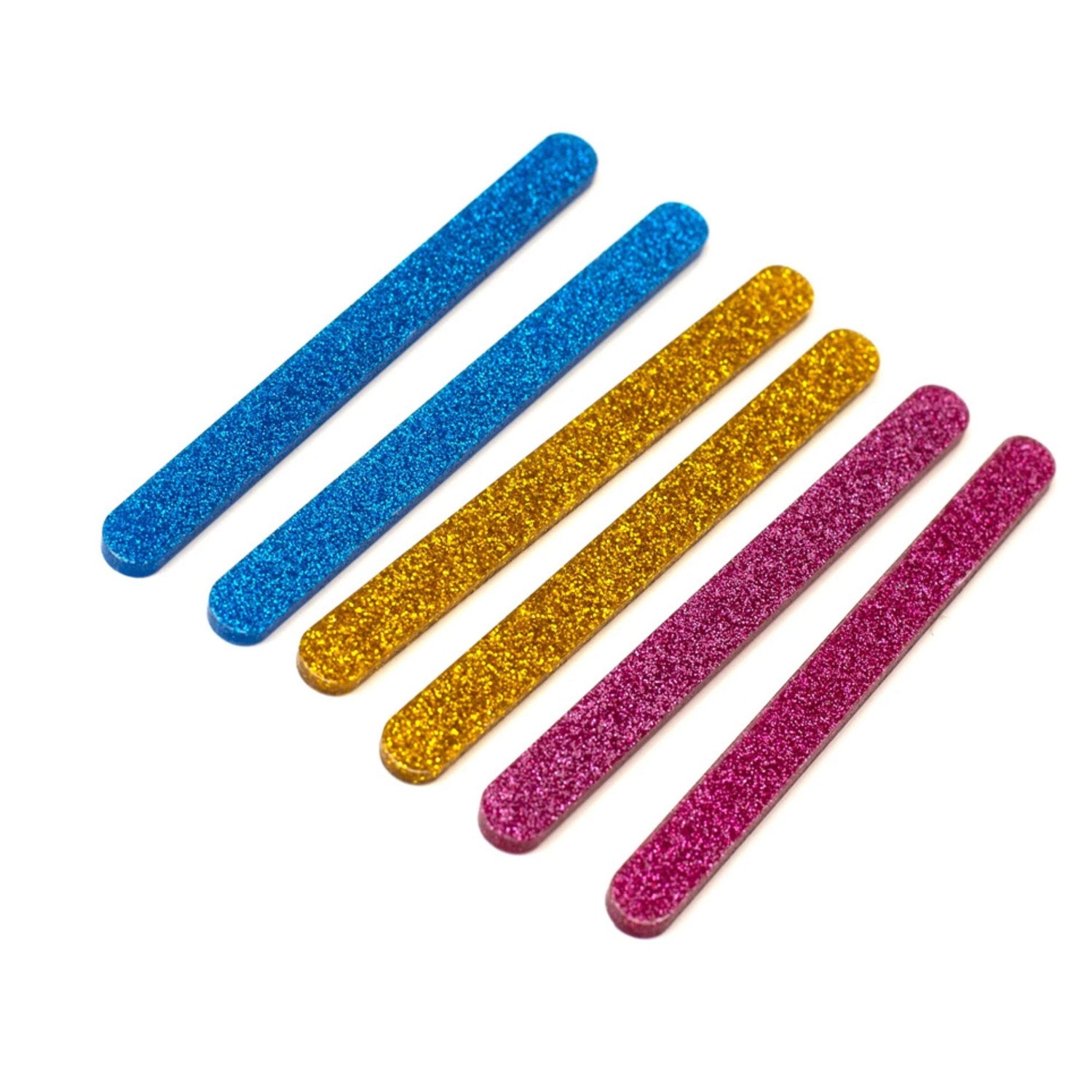 Rainbow Glitter Cakesicle Sticks Pack - Cake Topper Warehouse