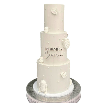 Surname Floating Wedding Cake Topper - Cake Topper Warehouse