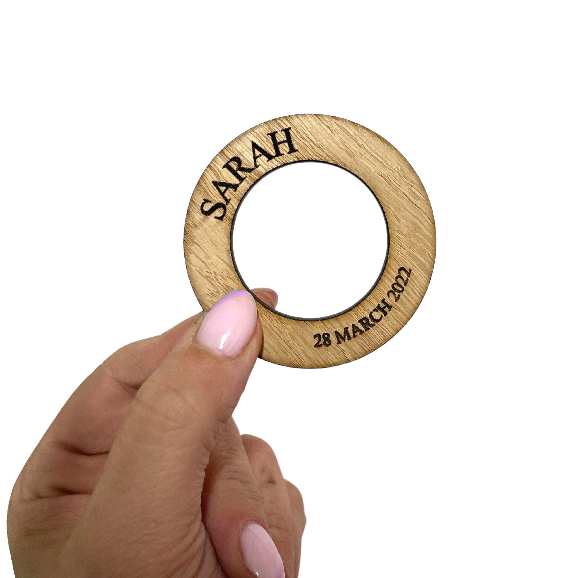 Wooden Napkin Serviette Rings - Cake Topper Warehouse