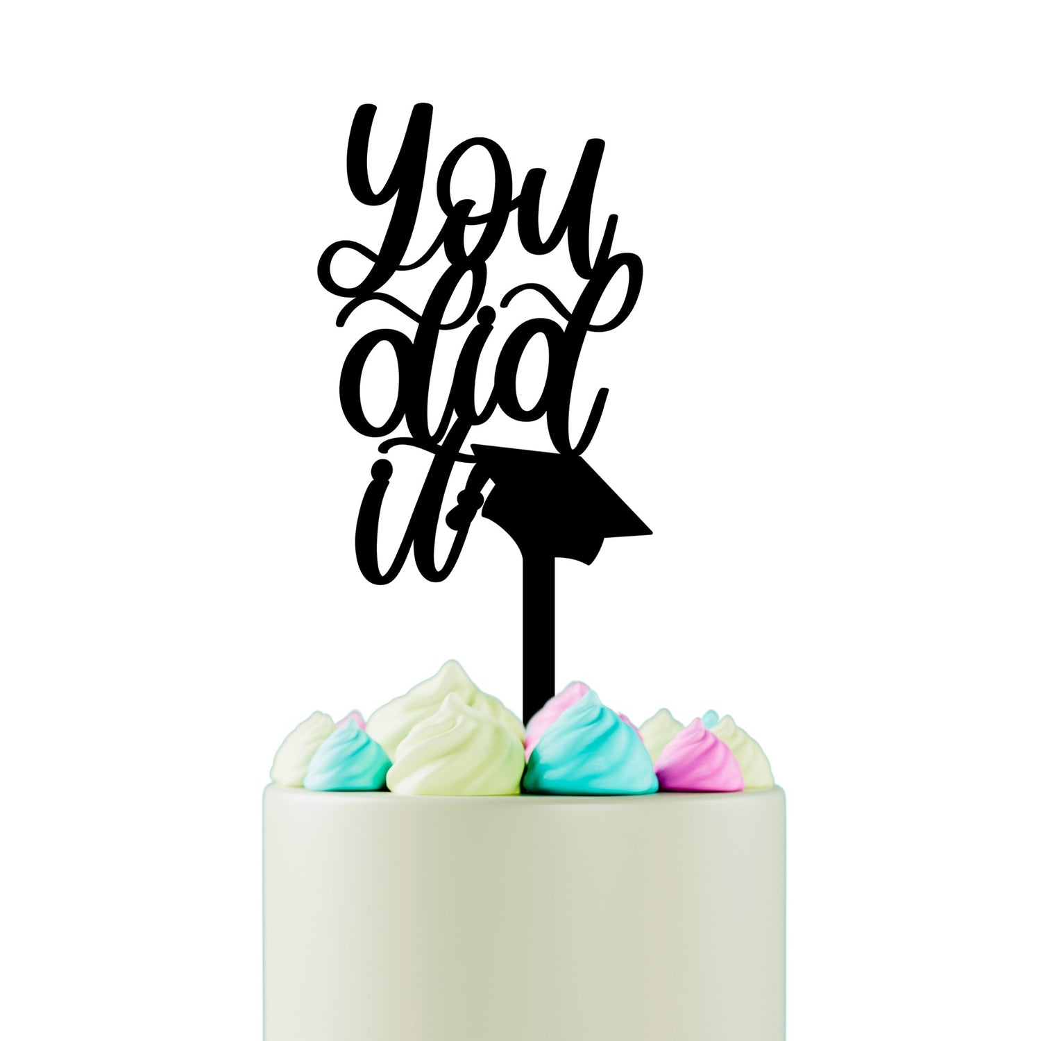 You Did It! Graduation Cake Topper - Cake Topper Warehouse